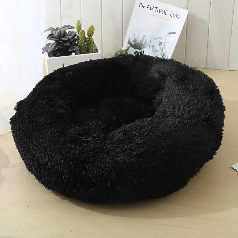Calming Donut Bed – Orthopedic Comfort for Dogs & Cats