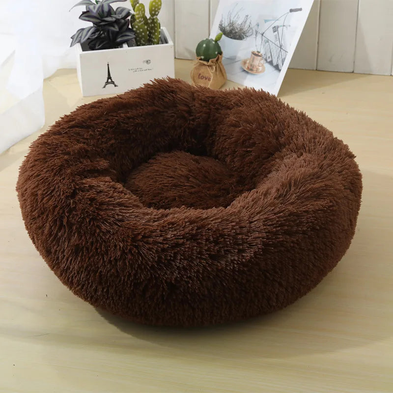 Calming Donut Bed – Orthopedic Comfort for Dogs & Cats