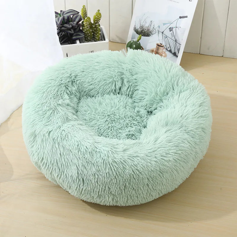 Calming Donut Bed – Orthopedic Comfort for Dogs & Cats