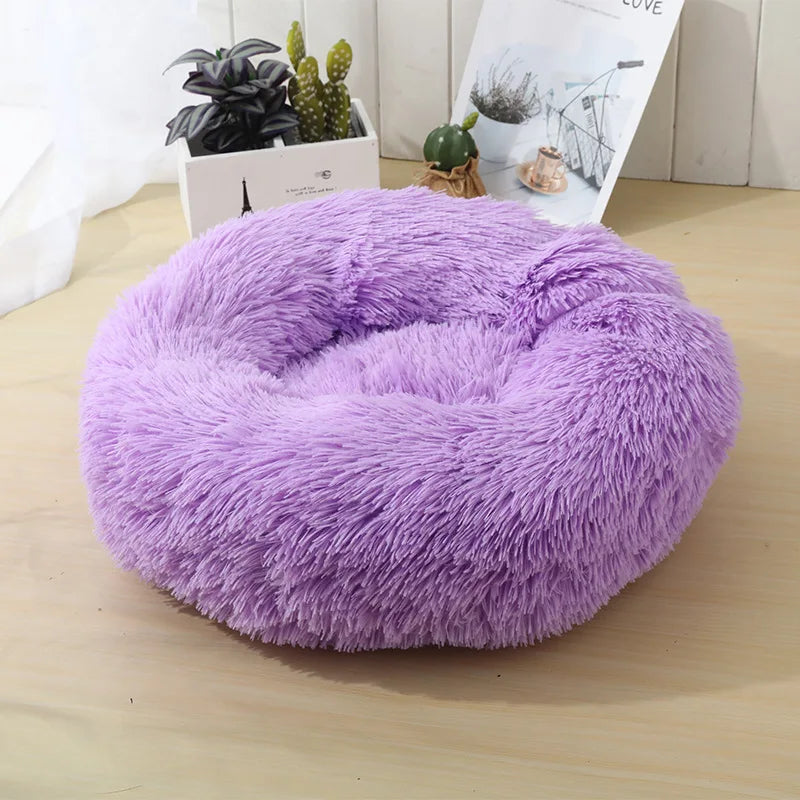 Calming Donut Bed – Orthopedic Comfort for Dogs & Cats
