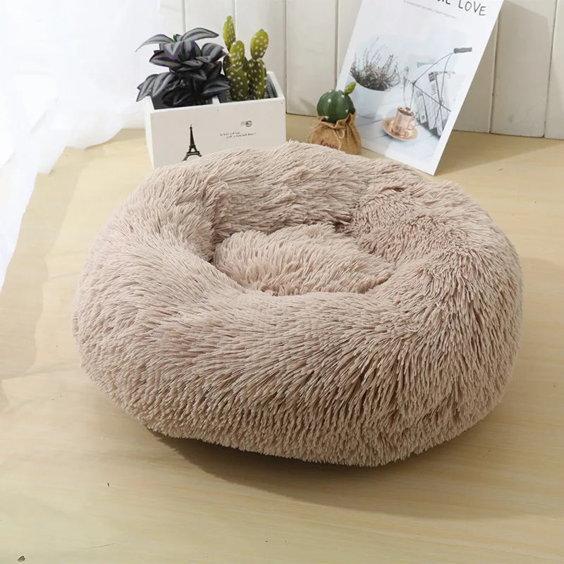 Calming Donut Bed – Orthopedic Comfort for Dogs & Cats