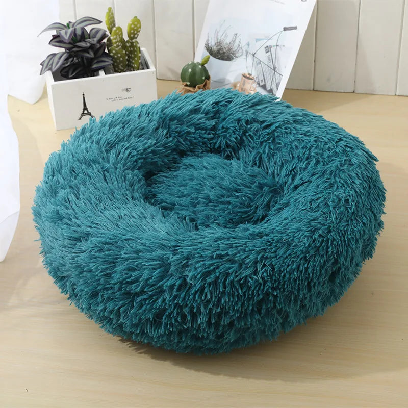 Calming Donut Bed – Orthopedic Comfort for Dogs & Cats