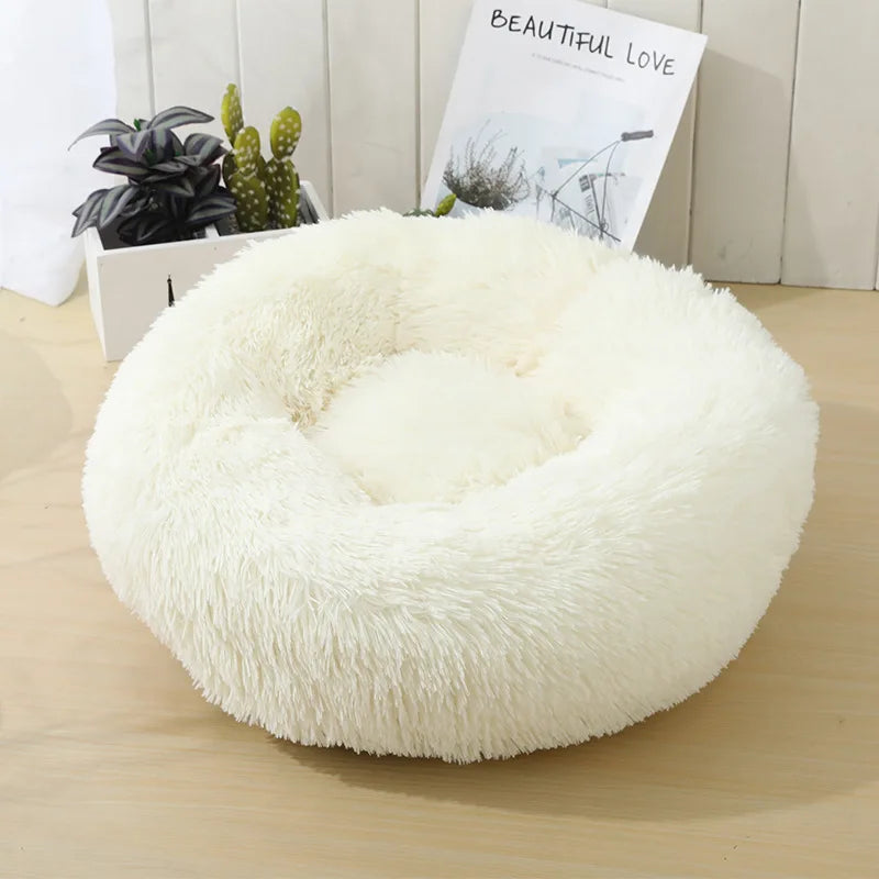Calming Donut Bed – Orthopedic Comfort for Dogs & Cats
