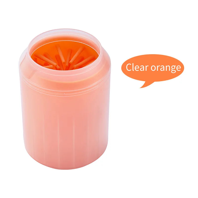 Pet Paw Cleaner Soft Silicone Foot Cleaning Brush Portable Pet Dogs Towel Foot Washer Cleaning Bucket Clean Brush Supplies