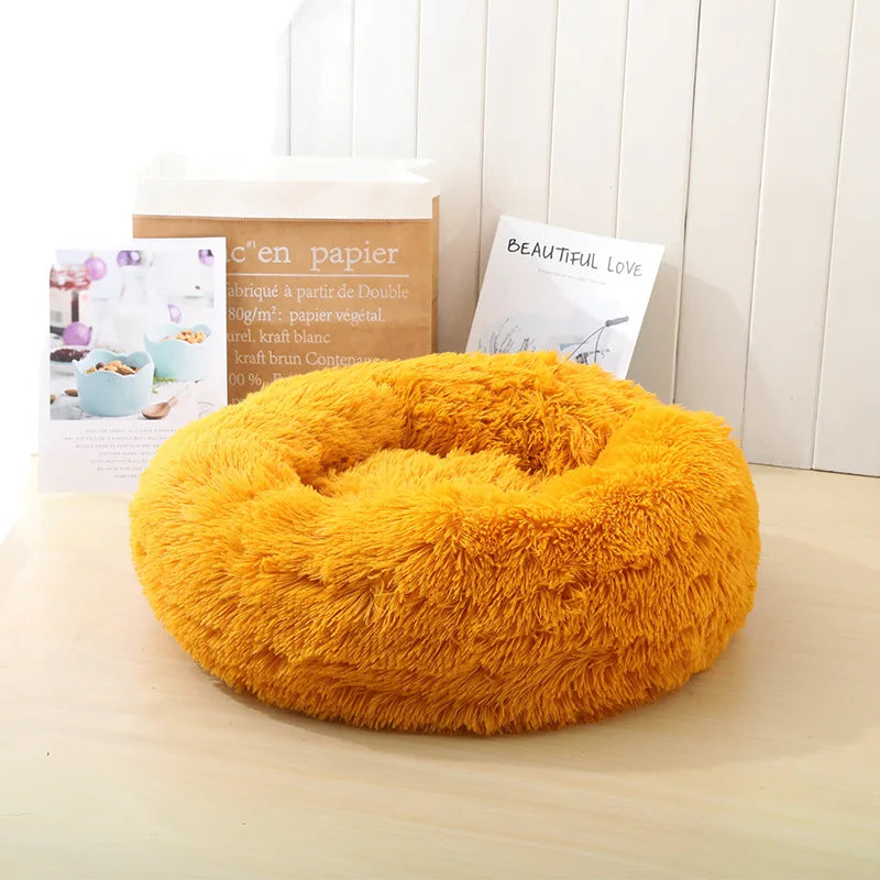 Calming Donut Bed – Orthopedic Comfort for Dogs & Cats