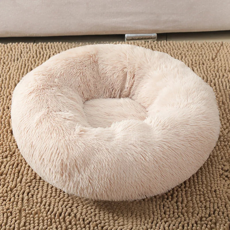 Calming Donut Bed – Orthopedic Comfort for Dogs & Cats