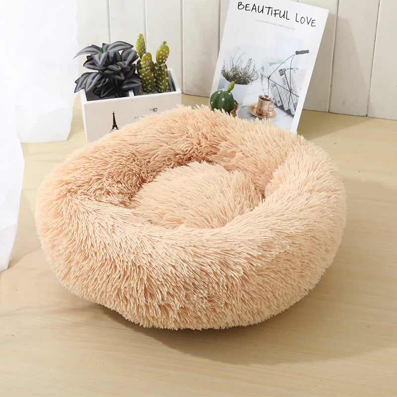 Calming Donut Bed – Orthopedic Comfort for Dogs & Cats