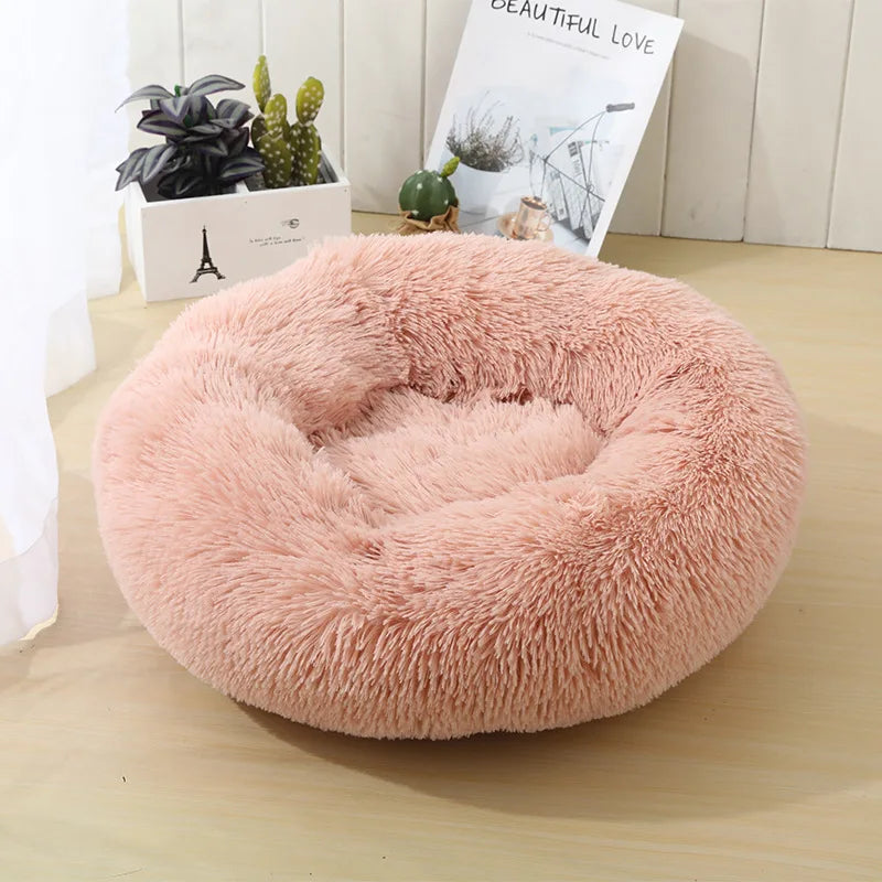 Calming Donut Bed – Orthopedic Comfort for Dogs & Cats