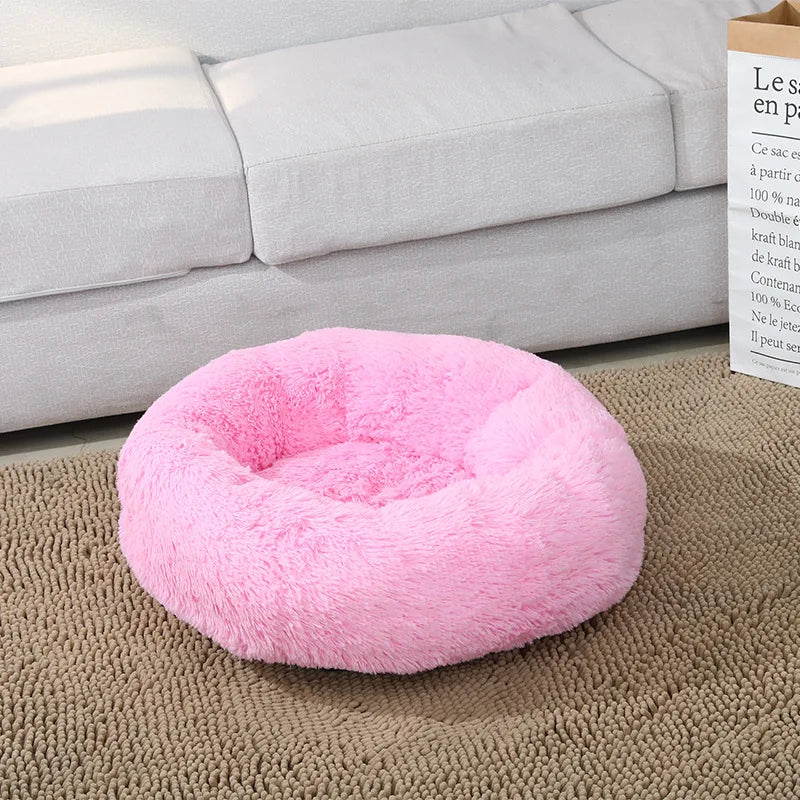 Calming Donut Bed – Orthopedic Comfort for Dogs & Cats