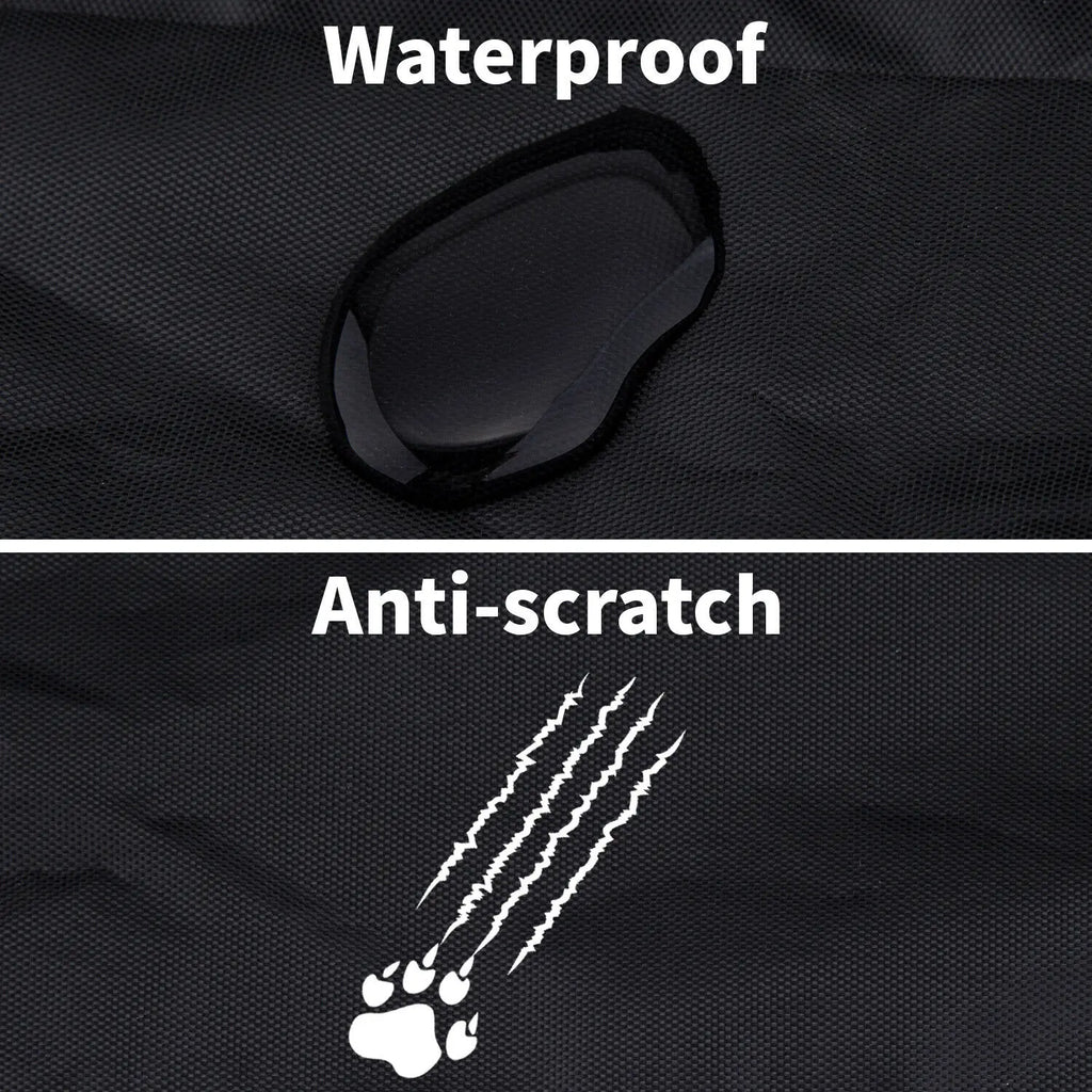 Waterproof Car Rear Back Seat Cover Black Pet Dog Protector Universal Car Rear Seat Protector Mat Cover Travel Safety Protector