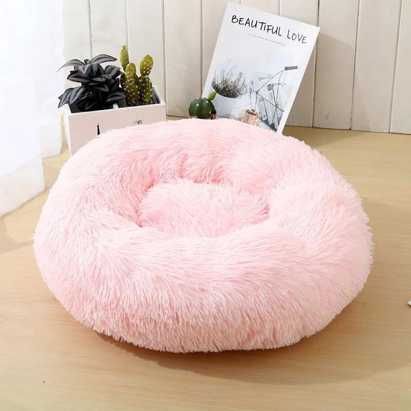 Calming Donut Bed – Orthopedic Comfort for Dogs & Cats