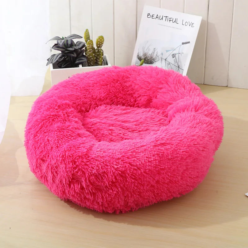 Calming Donut Bed – Orthopedic Comfort for Dogs & Cats