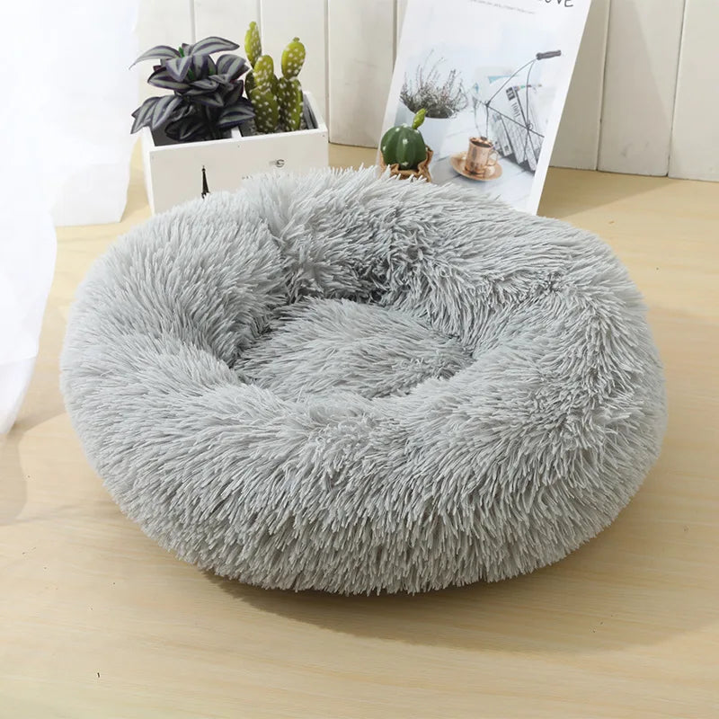 Calming Donut Bed – Orthopedic Comfort for Dogs & Cats
