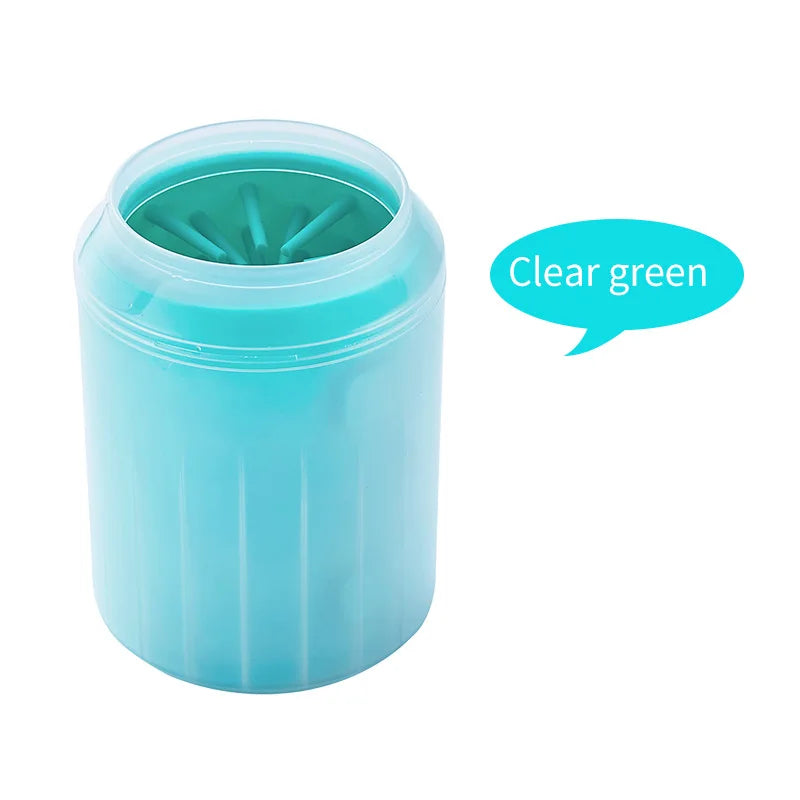 Pet Paw Cleaner Soft Silicone Foot Cleaning Brush Portable Pet Dogs Towel Foot Washer Cleaning Bucket Clean Brush Supplies
